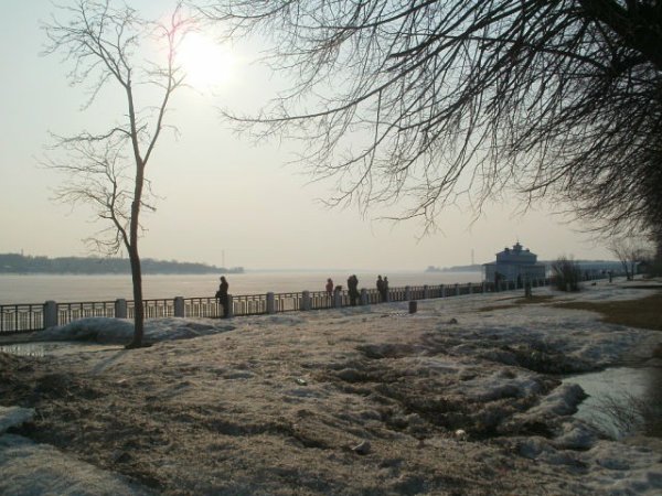 Кострома весной ледоход