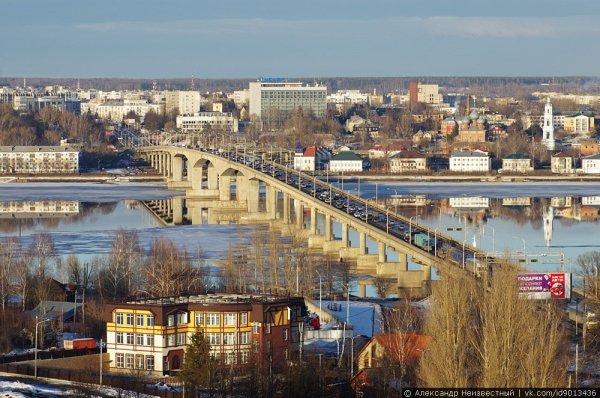 Кострома зима набережная