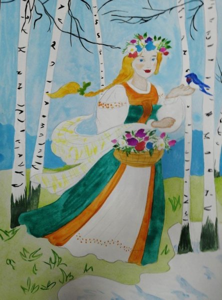 Образ весны в детском саду