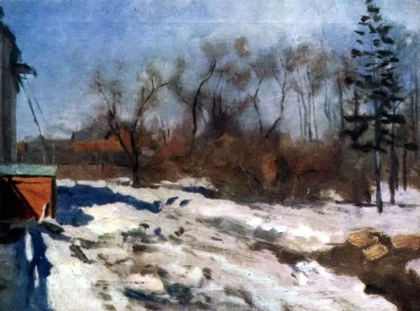 Исаак Левитан ранняя Весна