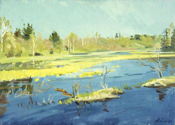 И. Левитана «Весна пришла» 1896 г.