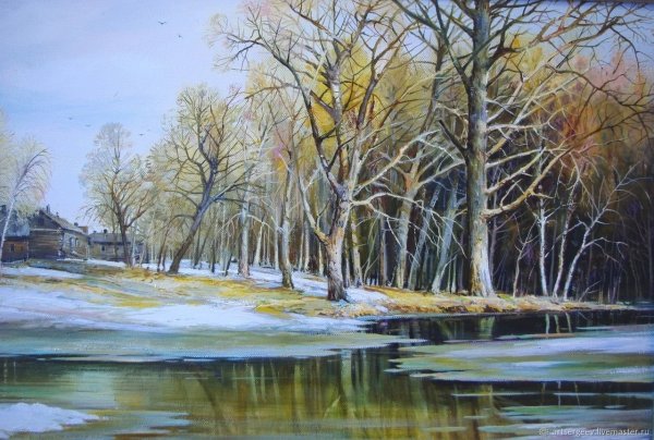 Алексей Кондратьевич Саврасов Грачи прилетели