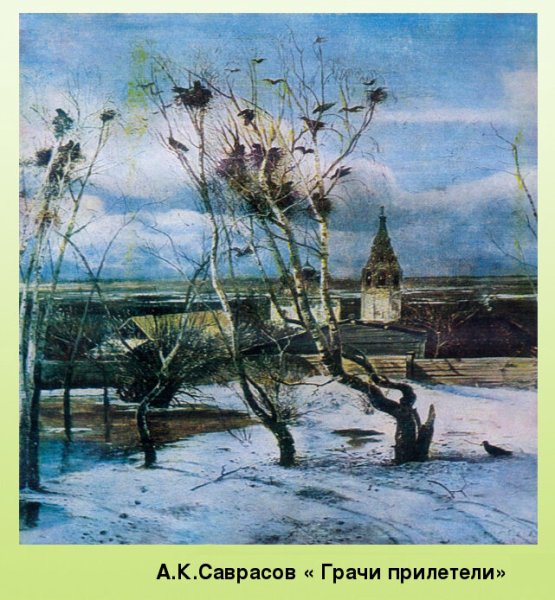 Исаак Левитан «ранняя Весна» (1898 г.)