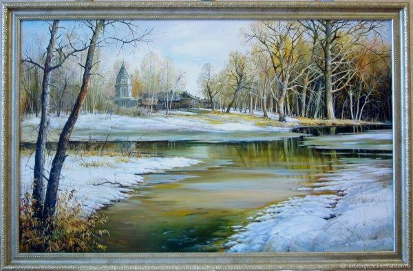 Исаак Ильич Левитан Весна последний снег