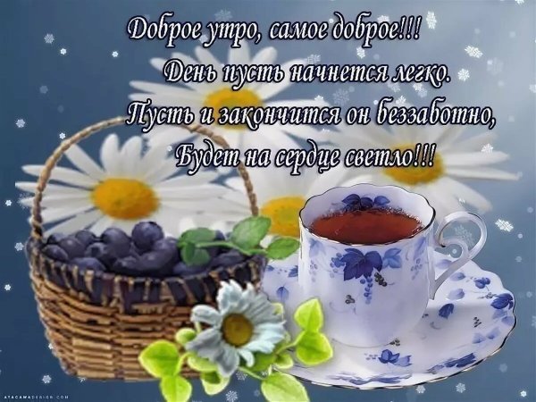 Доброго весеннего утра и хорошего дня