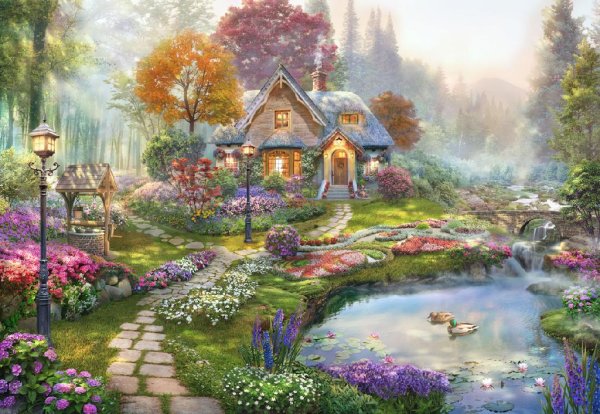 Томас Кинкейд Райские сады ротонда1130*892