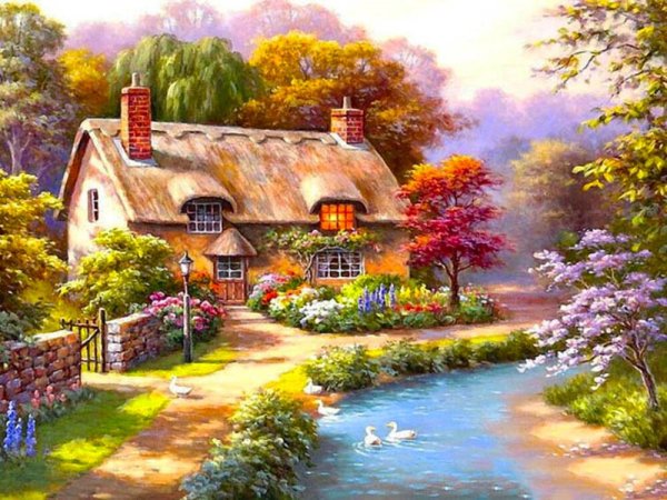 Уютный сказочный домик