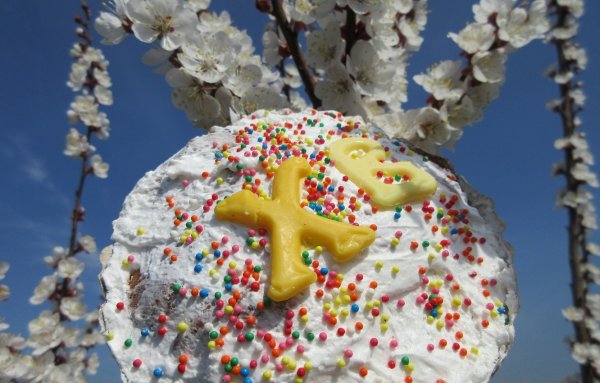 Цветов на яйцах пасхальных