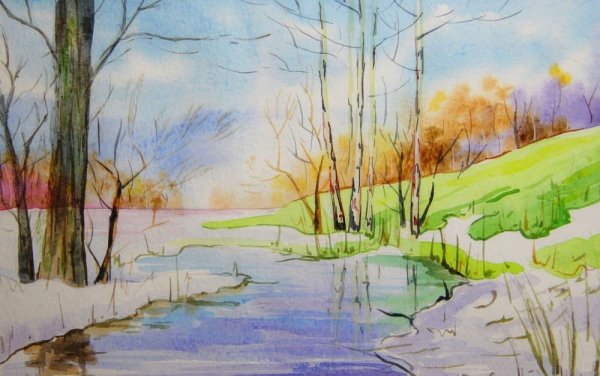 Рисунок на тему Весна