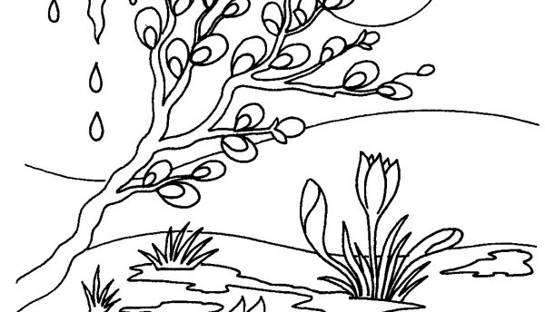 Весна рисунок