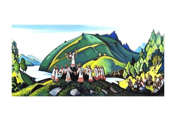 Николай Рерих декорации к весне священной