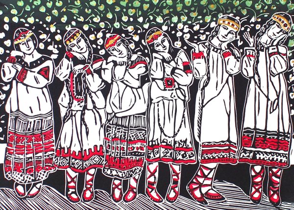 Николай Рерих декорации к весне священной