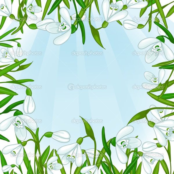 Фон Весна для детей