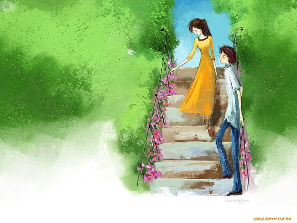 Встреча иллюстрация