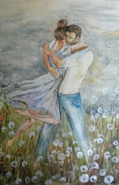 Акварель пары