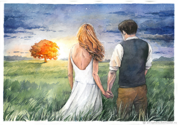 Парочка акварель