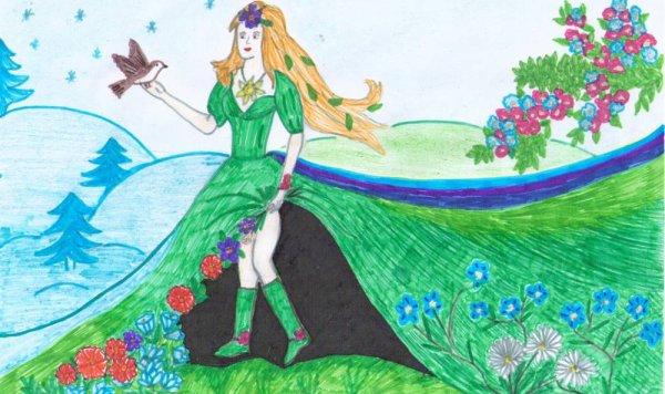 Рисунок Весна идет