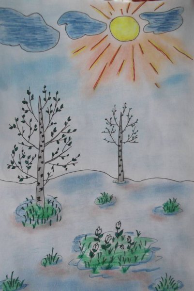 Рисование Весна
