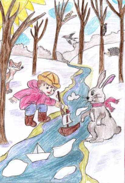 Конкурс рисунков Весна идет