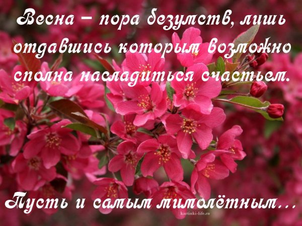 Высказывания о весне