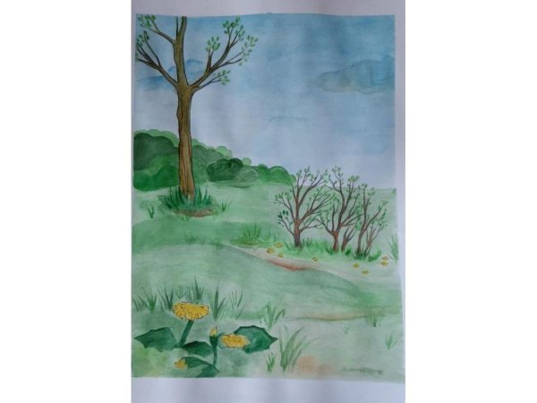 Весеннее Пробуждение рисунок