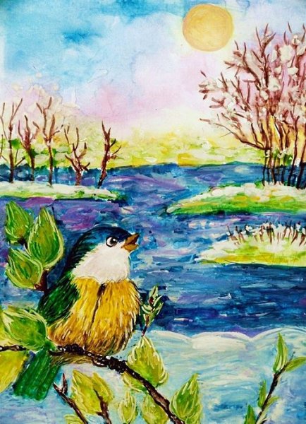 Конкурс рисунков Весеннее настроение