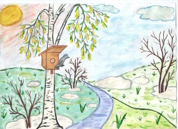 Весеннее Пробуждение рисунок