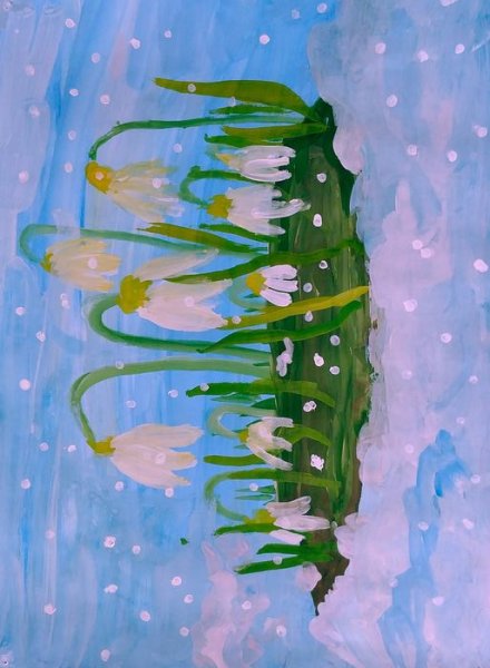 Рисование ранняя Весна