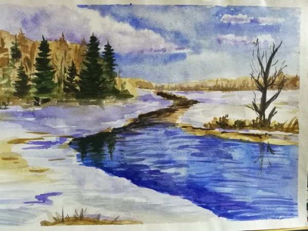 Весна рисунок