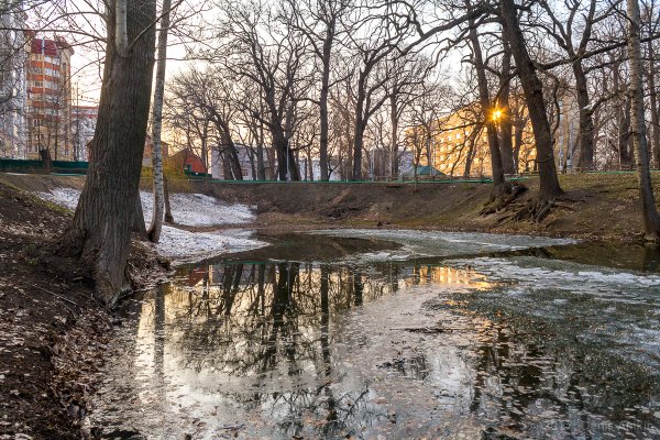 Горпарк Саратов весной