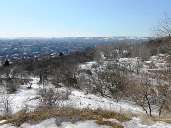 Саратов набережная Космонавтов весной