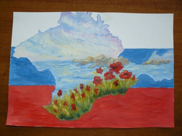 Рисунок на тему Крым