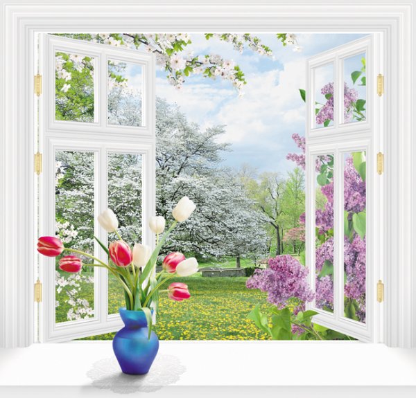 Весеннее окно