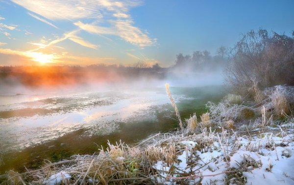 Рассвет весной