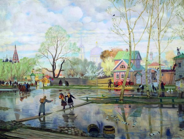 Борис Кустодиев Весна