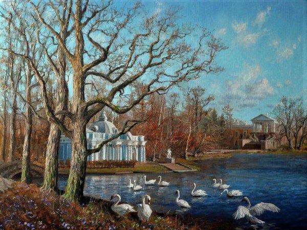 Художник Жданов Весна