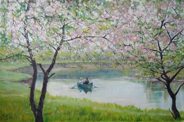 Весна Импрессионизм холст масло