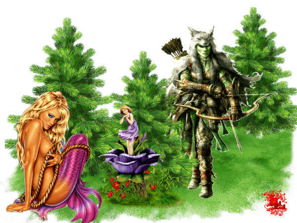 Леший Кикимора Домовой