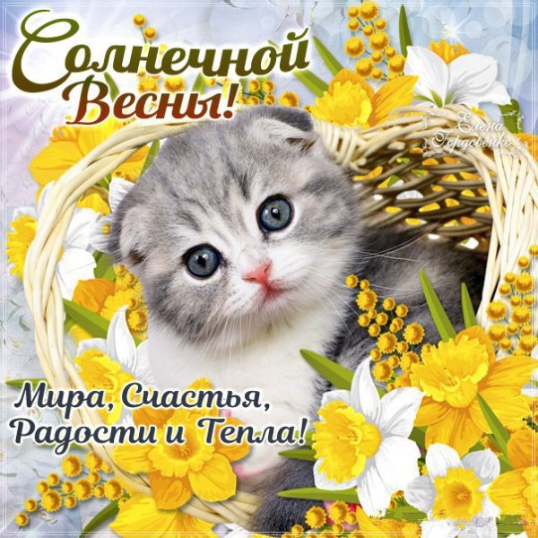 С первым днем весны