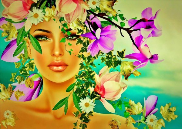 Природа в образе женщины