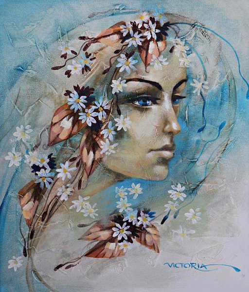 Портреты в виде девушек