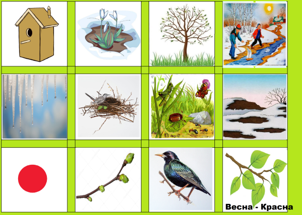 Приметы времен года для дошкольников