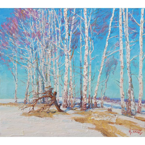 Игорь Панов березы картины