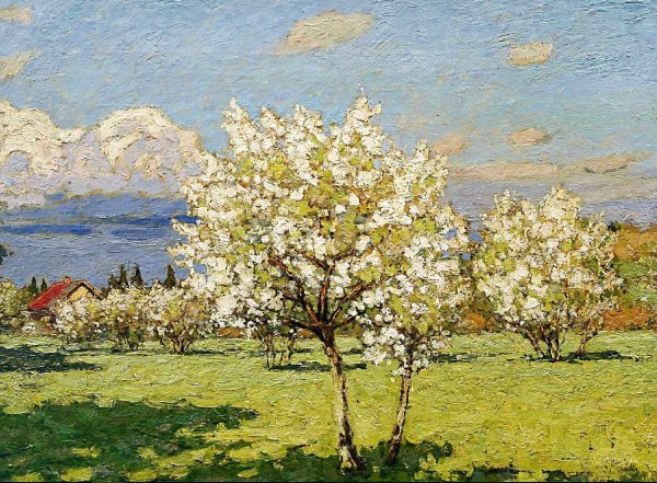 Петровичев п.и. цветущие вишни. 1911