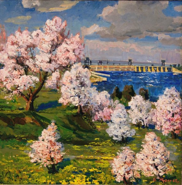 Весенние пейзажи художников