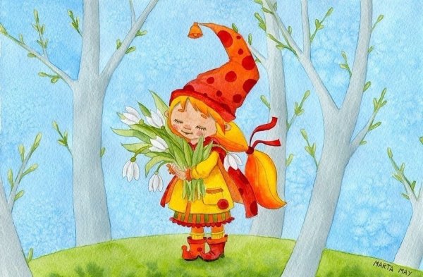 Подснежники для мамы