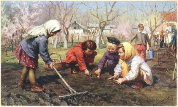 Труд людей летом для дошкольников