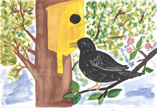 Василий Белов скворцы скворечник