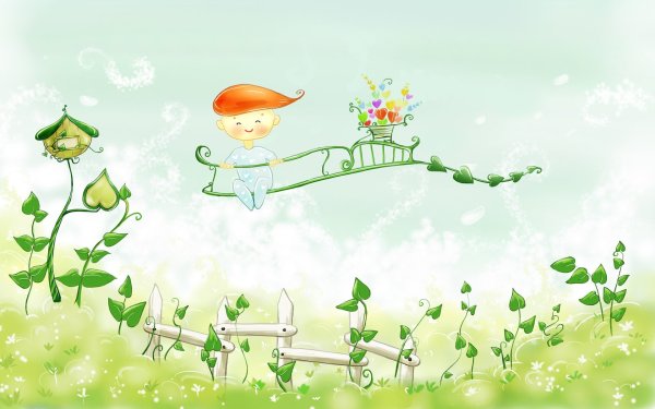 Весенний фон для детей