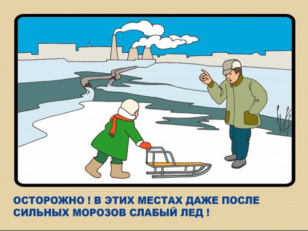 Памятка родителям осторожно тонкий лед